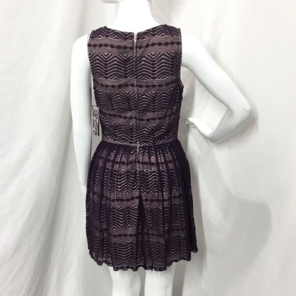 Trixxi Eyelash Lace Skater Dress (G6) - Picture 3 of 8